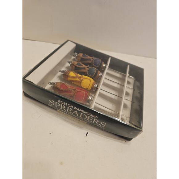 Boston Warehouse Golf Club/Bag Themed Cheese Spreaders Lot Of 4 NEW - Picture 5 of 5